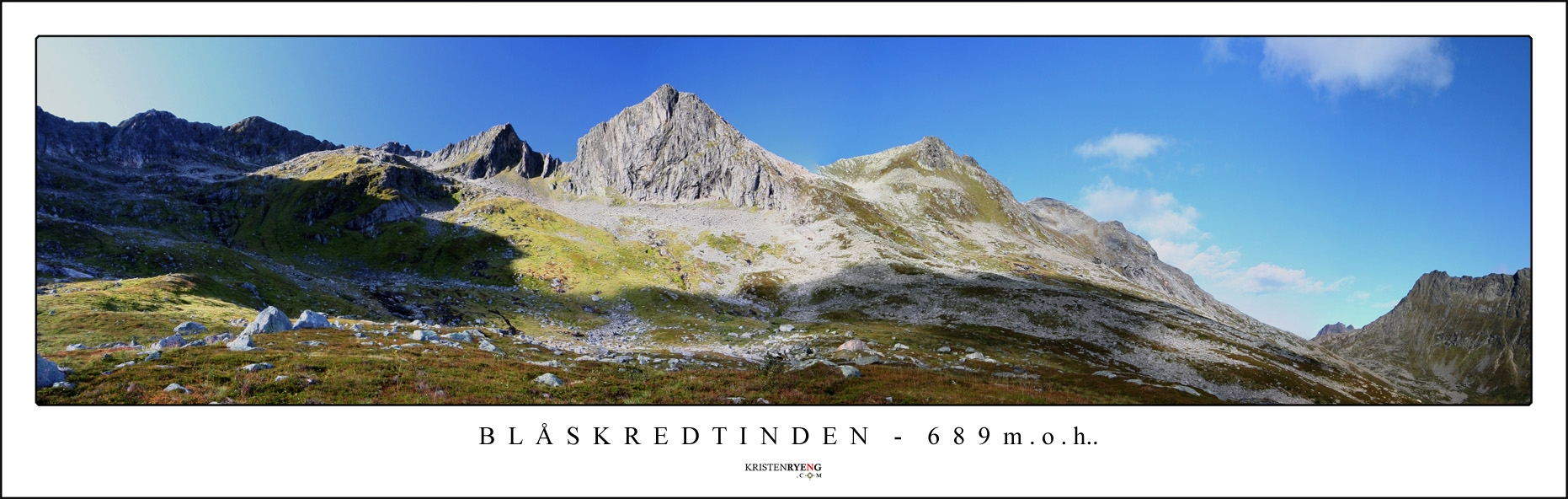 Panorama-Blaskredtinden2.jpg - Blåskredtinden - 689 moh