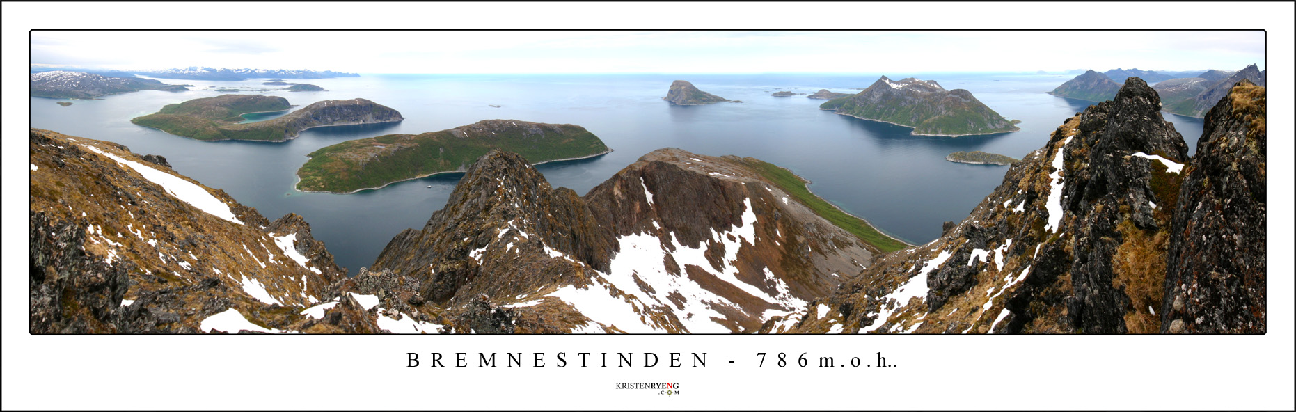 Panorama-Bremnestinden.jpg - Utsikt fra toppen av Bremnestinden.