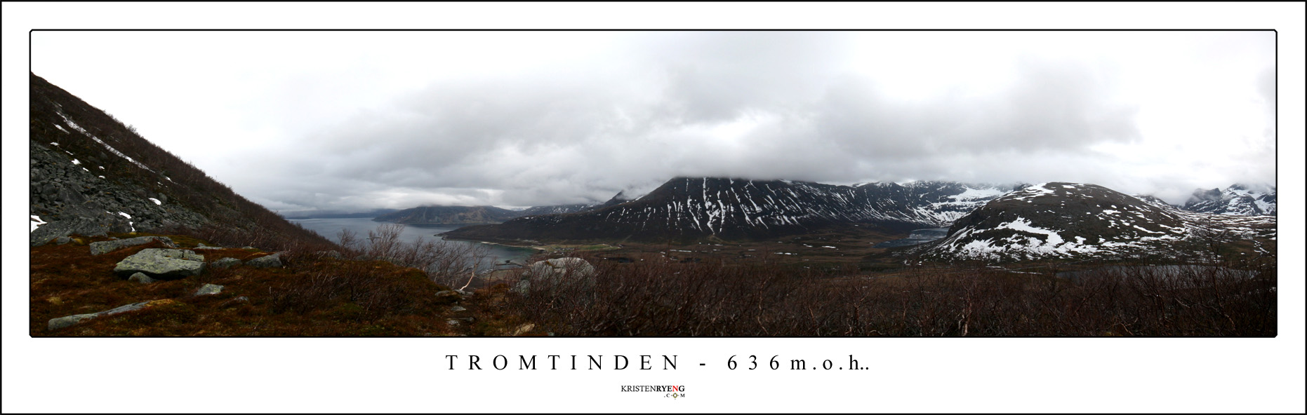 Panorama-Tromtinden2.jpg - Utsikt fra Tromtinden - 636 moh