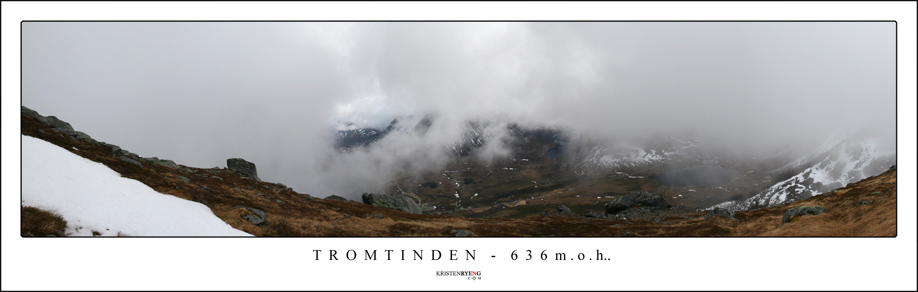 Panorama-Tromtinden3.jpg - Utsikt fra Tromtinden - 636 moh