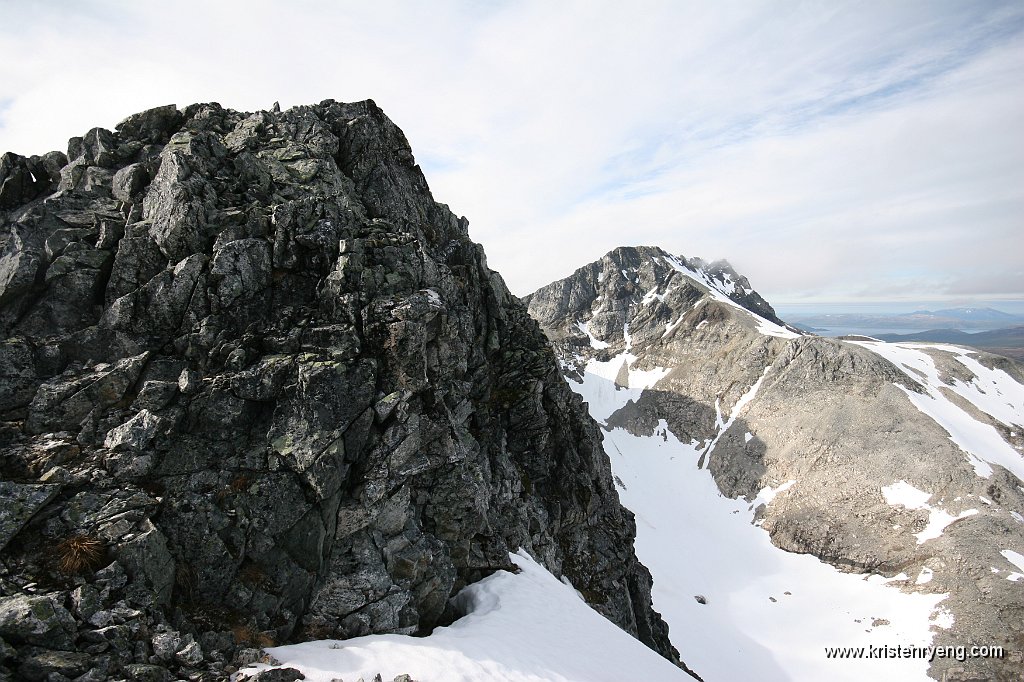 IMG_0140.JPG - Utsikt mot navnløs topp mot nord, 1000 moh.