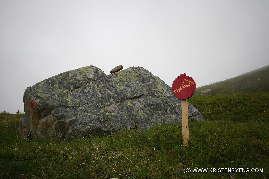 IMG_0016.JPG - Godt merket løype hele veien opp mot toppen.