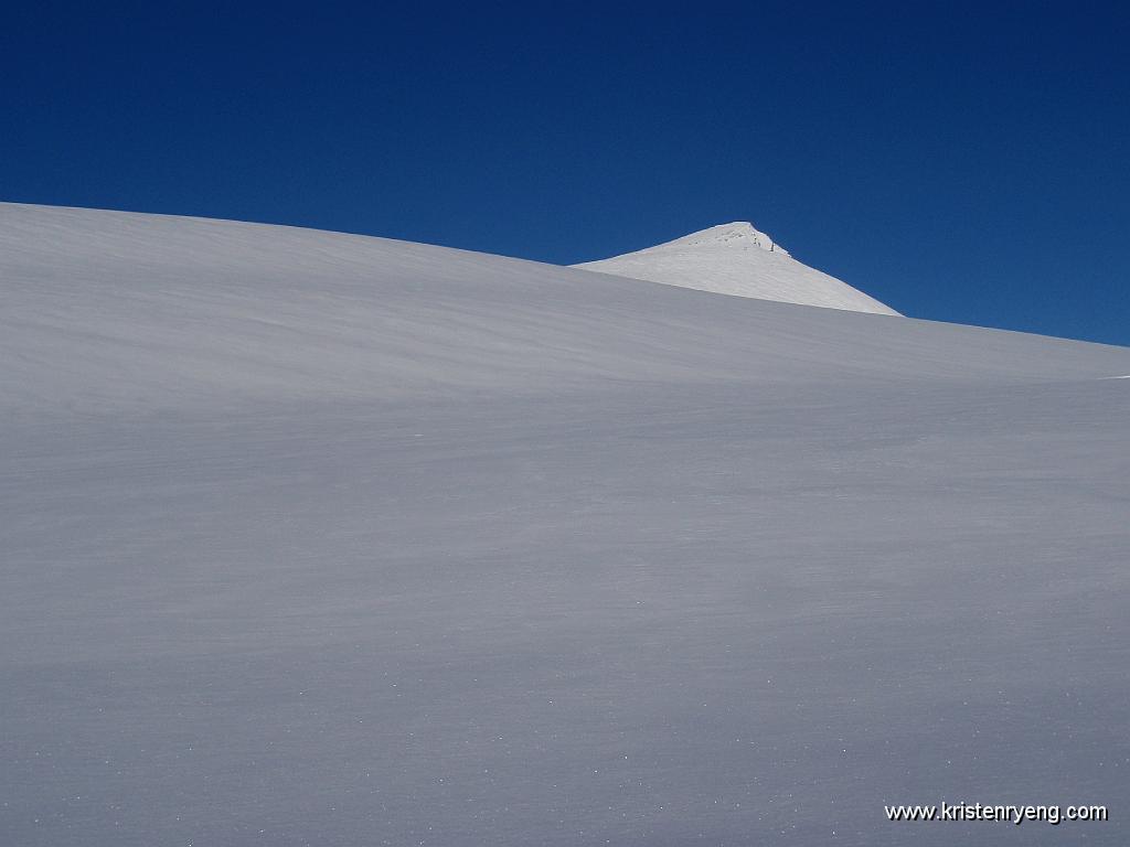 P3040020.JPG - Fugltind. Se de herlige urørte sidene med deilig puddersnø som venter på at jeg skal kjøre ned.... Finnes det noe bedre?