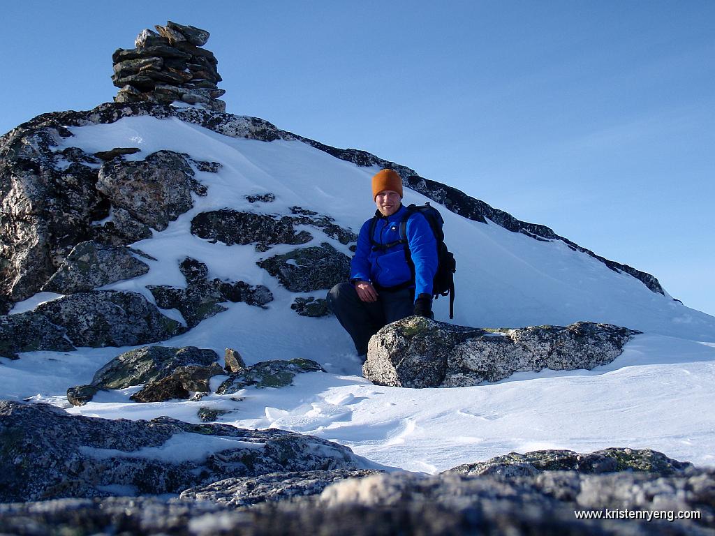 P3100016.JPG - Tar oss tid til en liten fotoseanse ved Straumsaksla før turen går videre mot Langfjellaksla.