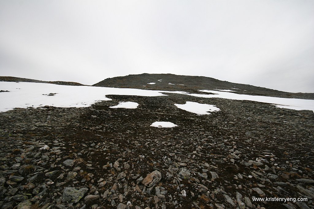 IMG_0109.JPG - Der oppe står varden.... et eller annet sted.... noen hundre høydemeter igjen....