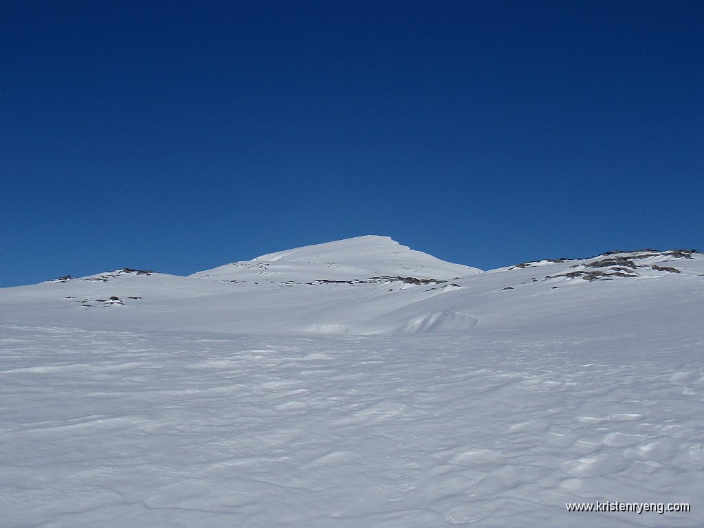 P4030399.JPG - Dagens mål, Skulgamtinden 824, viser seg.